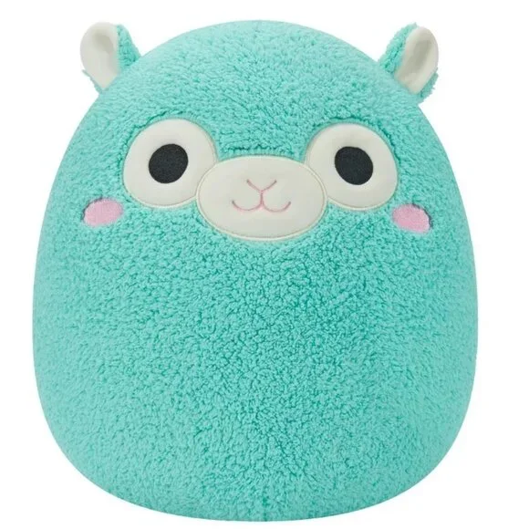 Squishmallow NWT Large Tim the Teal Llama 14 Inch - FuzzaMallows - Picture 1 of 3